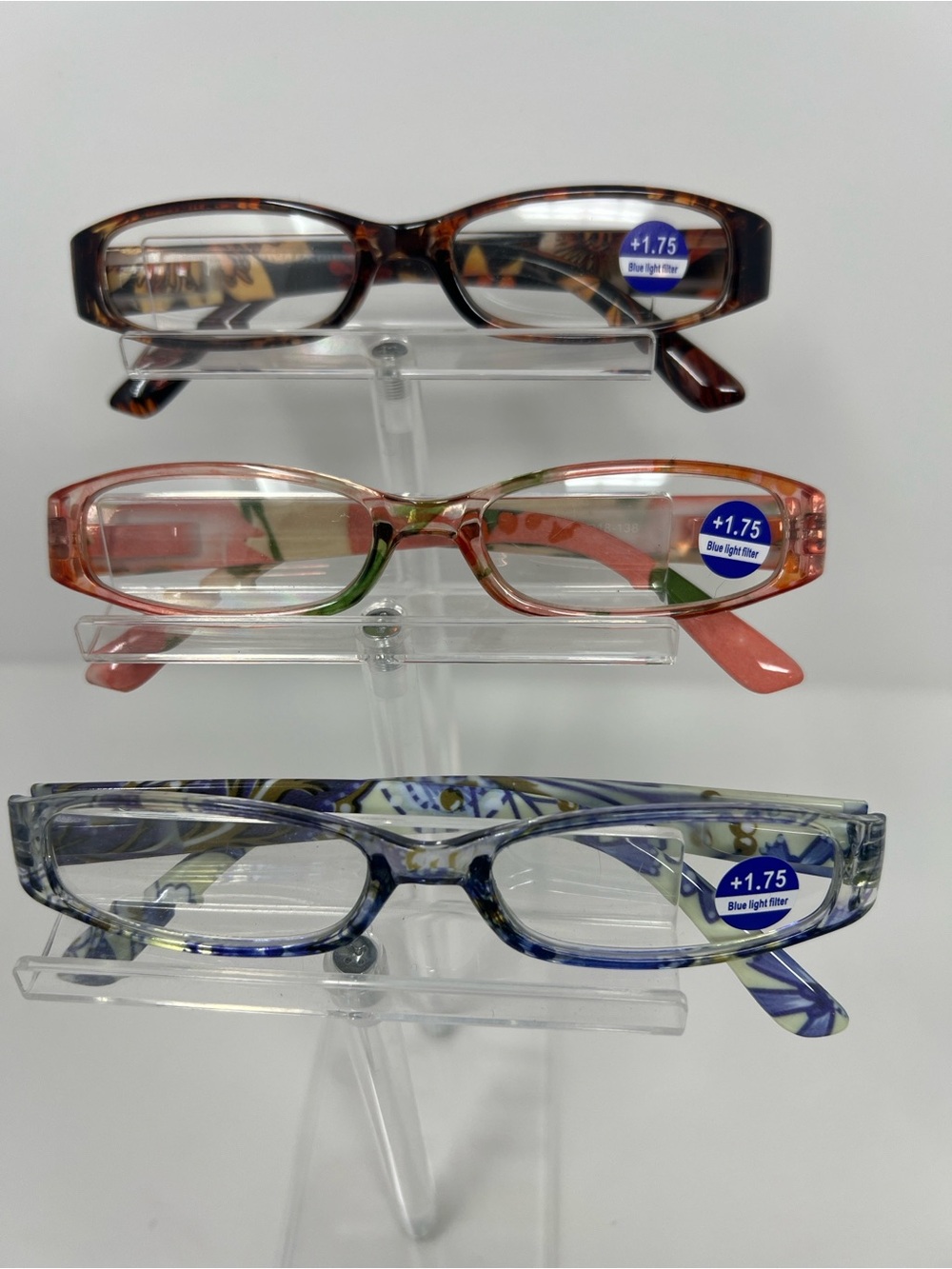 Women’s Set of 3 Printed Reading Glasses-1.75 Strength-NWOT  G5